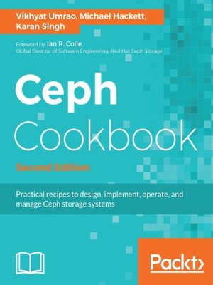 cover image of Ceph Cookbook